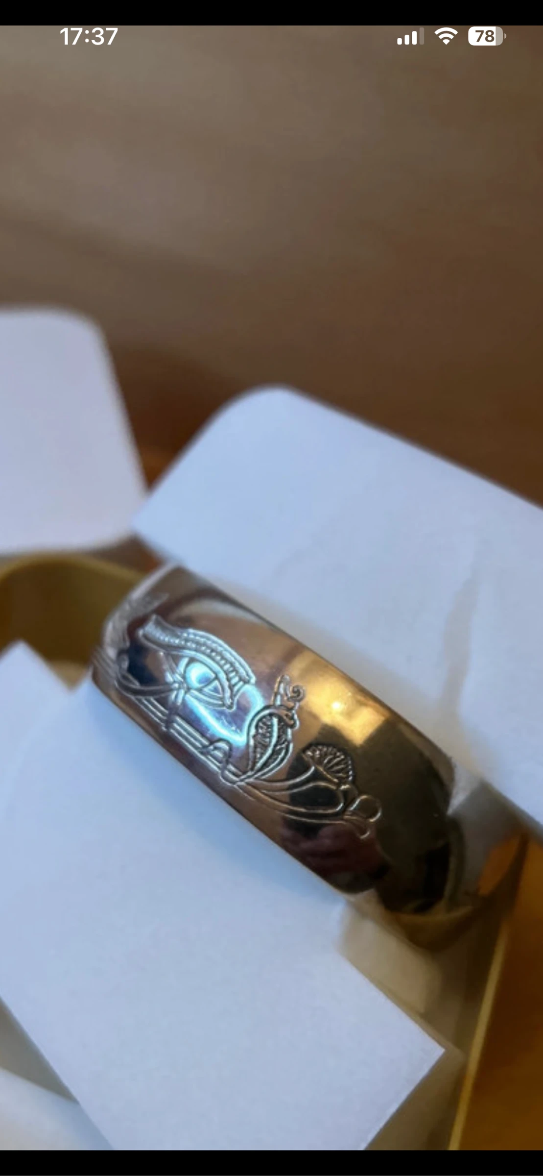 Pulsera cuff egipcia ojo de Horus escarabajo plateado💕💕 – photo 7